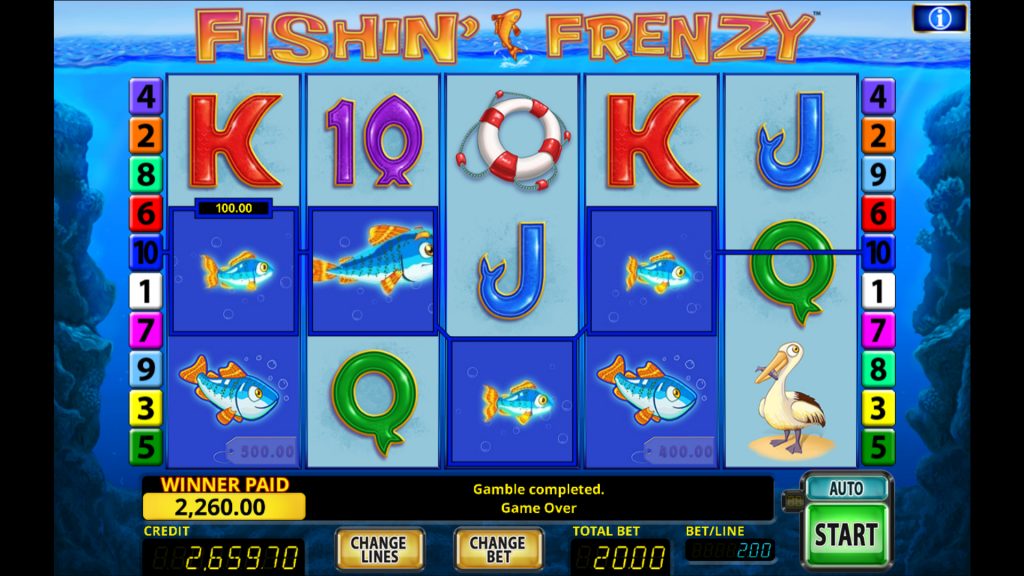 Fishin frenzy slot